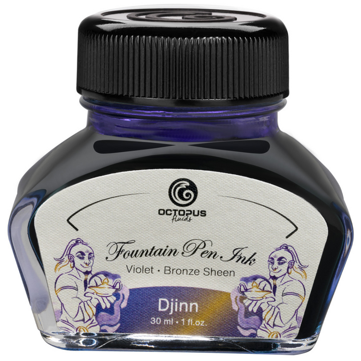 Octopus Fluids - Sheening 30ml Fountain Pen Ink - Djinn/Blue