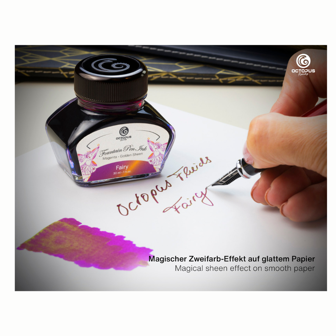 Octopus Fluids - Sheening 30ml Fountain Pen Ink - Fairy/Violet