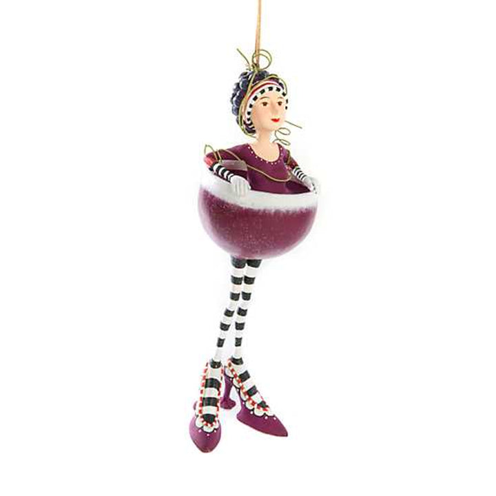 Patience Brewster - Ruby Red Wine Girl Ornament