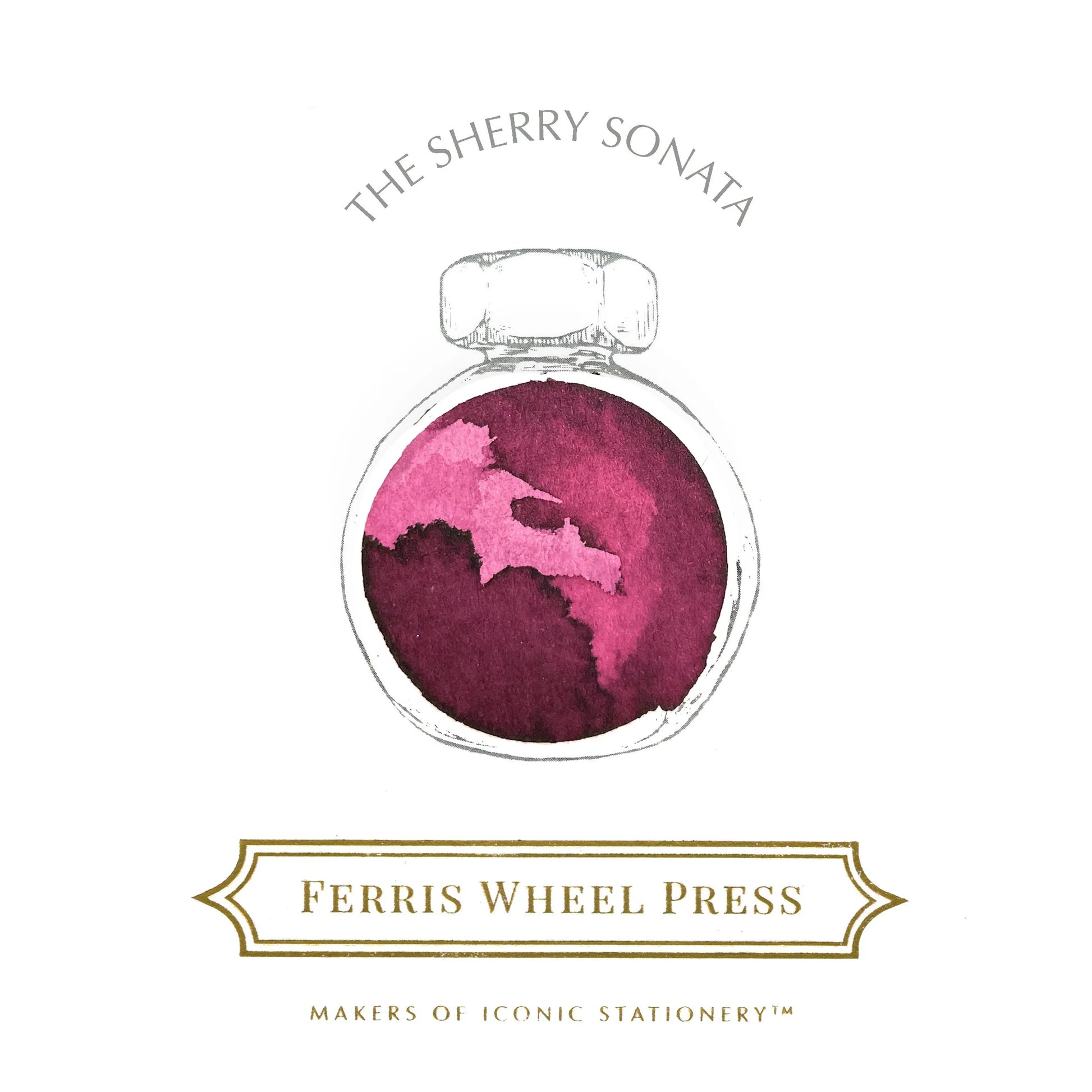 FERRIS WHEEL PRESS - Fountain Pen Ink 38 ml - The Sherry Sonata