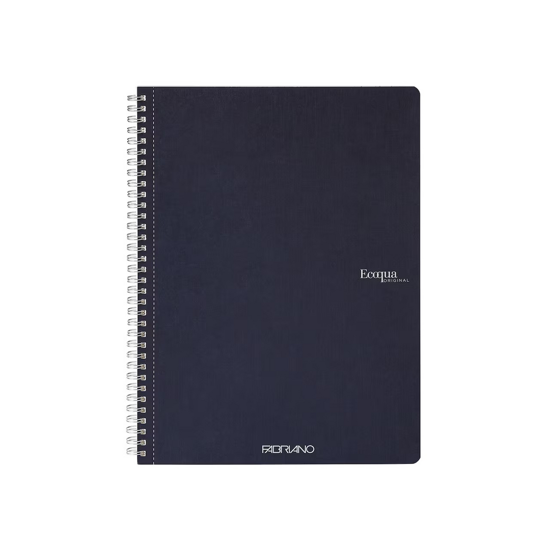 Fabriano - Ecoqua - Original A4 Spiral Lined Notebook - 90g