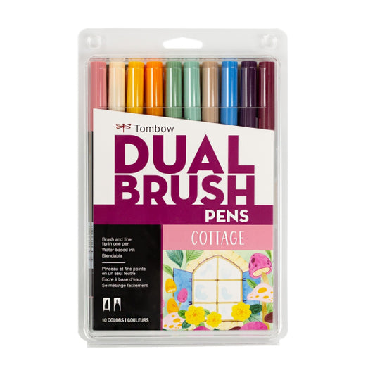 Tombow - Dual Brush Pen Set 10 - Cottage