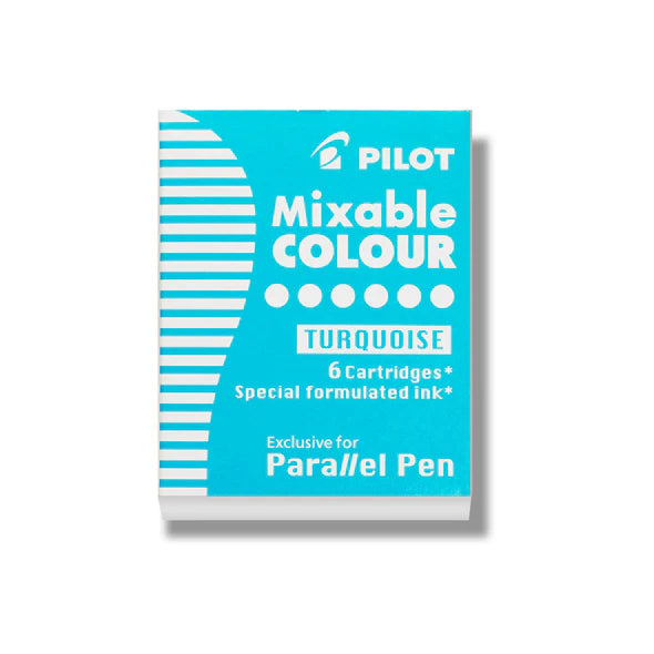 Pilot - Parallel Pen Ink Cartridge - Mixable Colour - Turquoise