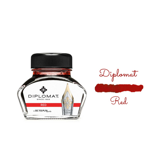 Diplomat - Ink Pot 30ml - Red