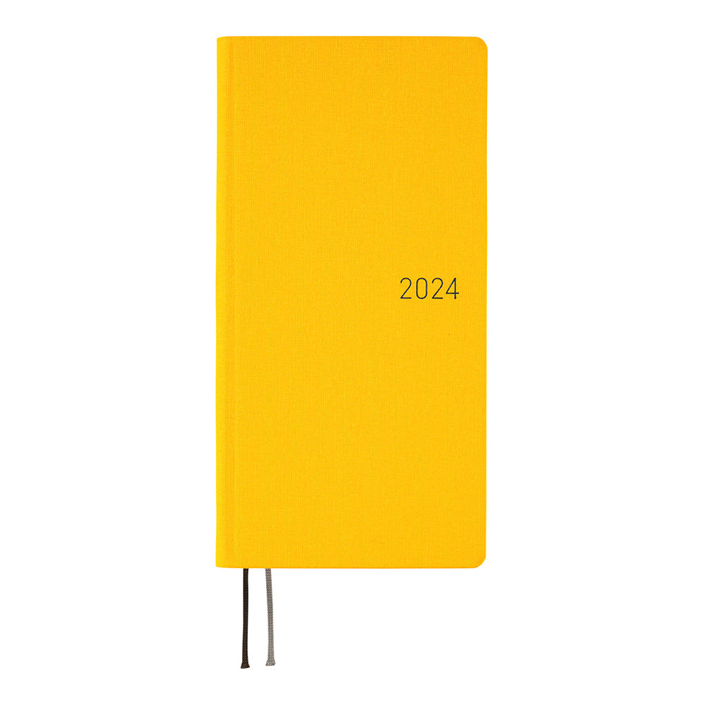 Hobonichi Techo 2024 - Weeks MEGA Planner Book - Colors: Poppin' Yellow (English/Monday Start/January Start)