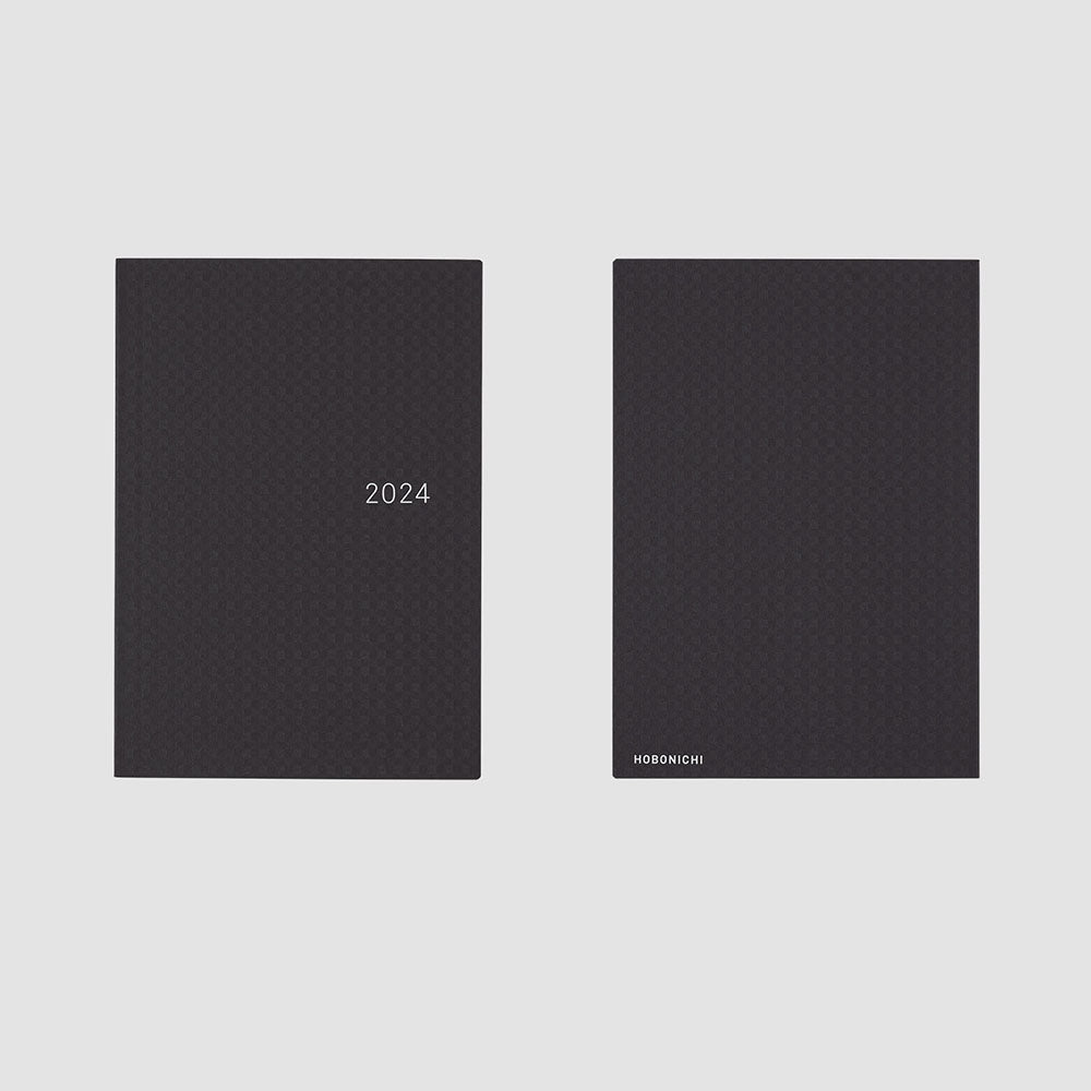 Hobonichi Techo 2024 -  Cousin (A5) HON Planner Book - Paper Series: Black Gingham (English)