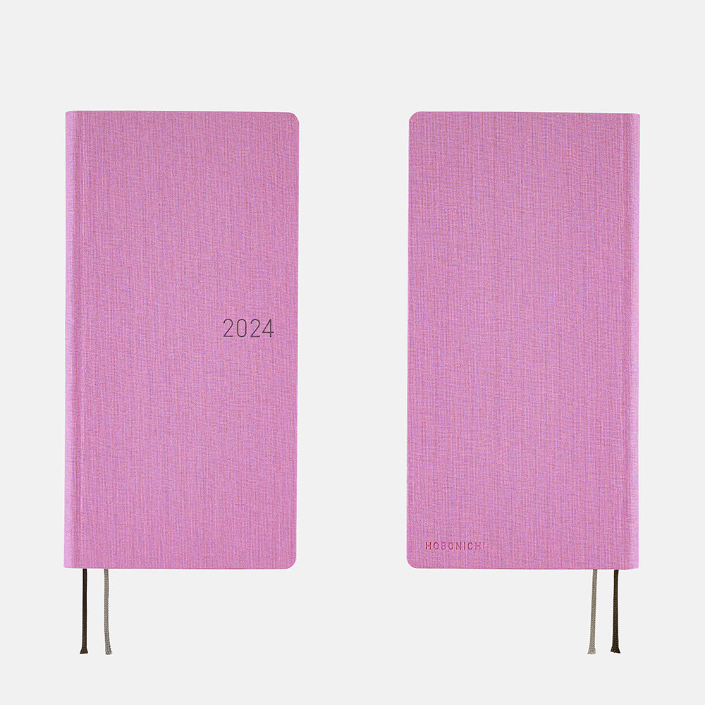 Hobonichi Techo 2024 - Weeks MEGA Planner Book - Colors: Lavender (English/Monday Start/January Start)