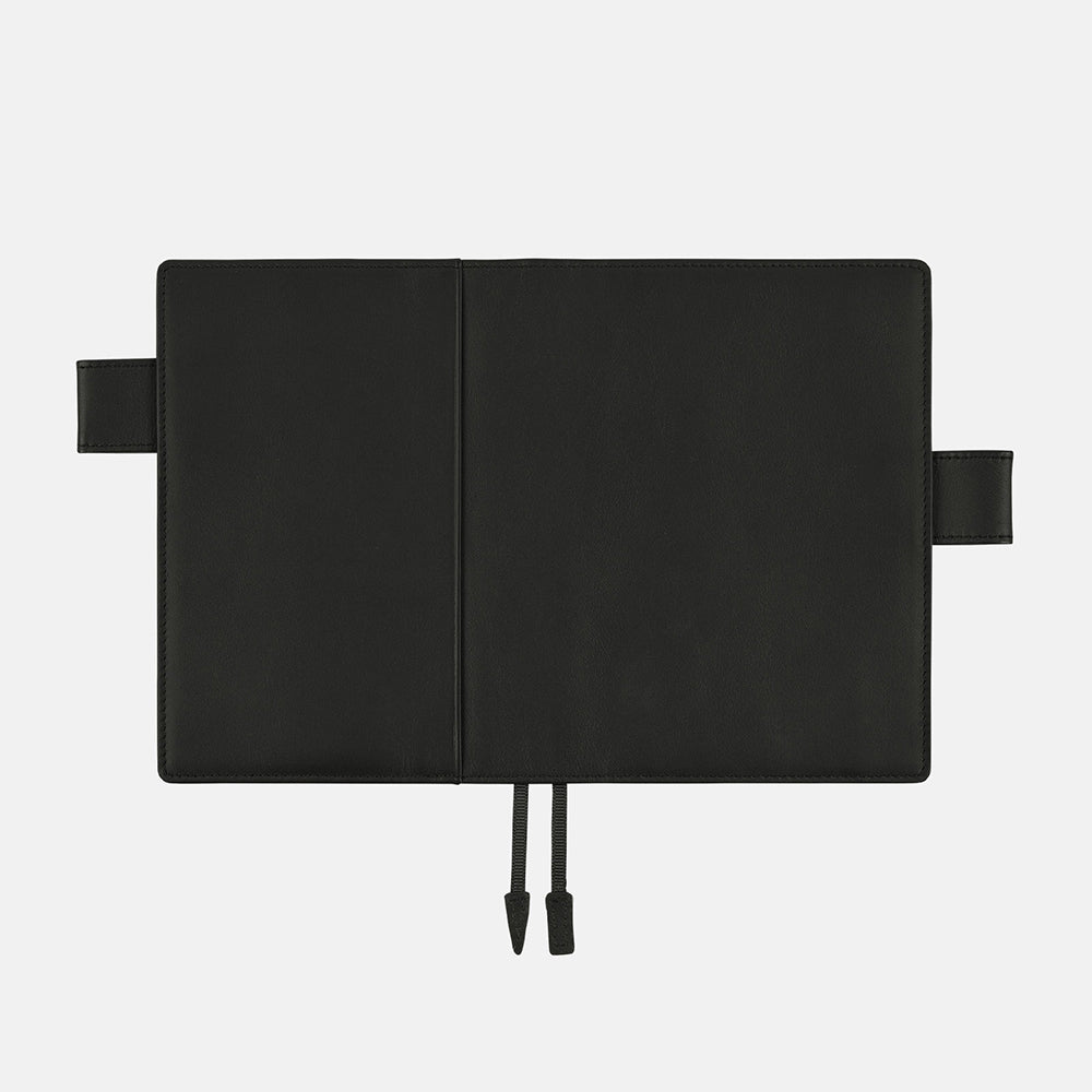 Hobonichi Techo 2024 - A6 Cover Only -  Leather: TS Basic - Black