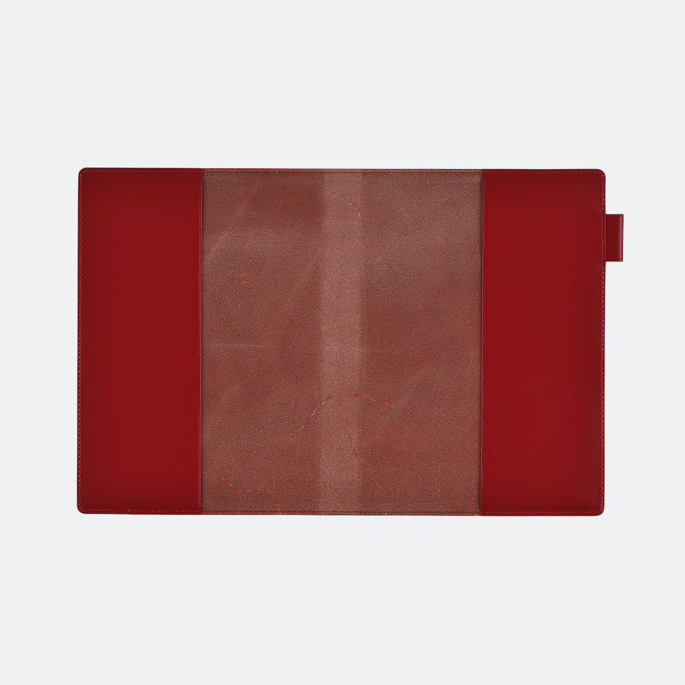 Hobonichi Techo 2024 - 5-Year Techo Leather Cover: Red (A5 Cover Only )