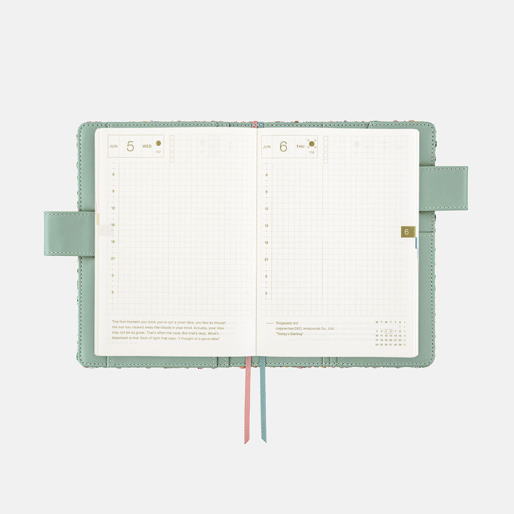 Hobonichi Techo 2024 - A6 Cover Only - Laurent Garigue: Twinkle Tweed