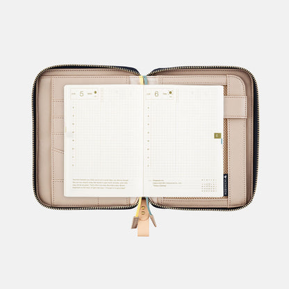 Hobonichi Techo 2024 - A6 Cover Only -  皆川明 mina perhonen: symphony (Navy)