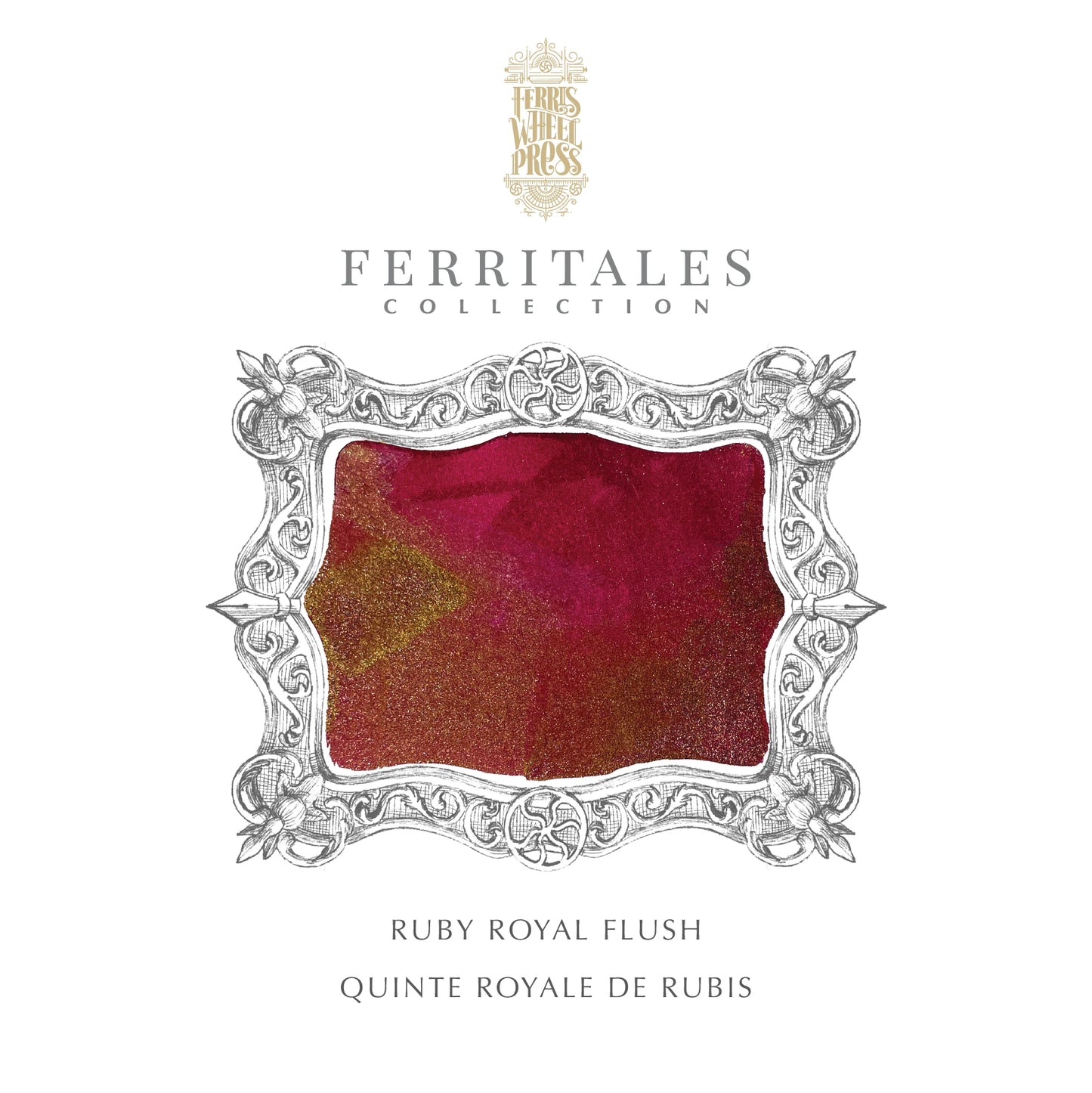 FERRIS WHEEL PRESS Ferritales Collection 20 ml Ink – Down The Rabbit Hole: Ruby Royal Flush - Buchan's Kerrisdale Stationery