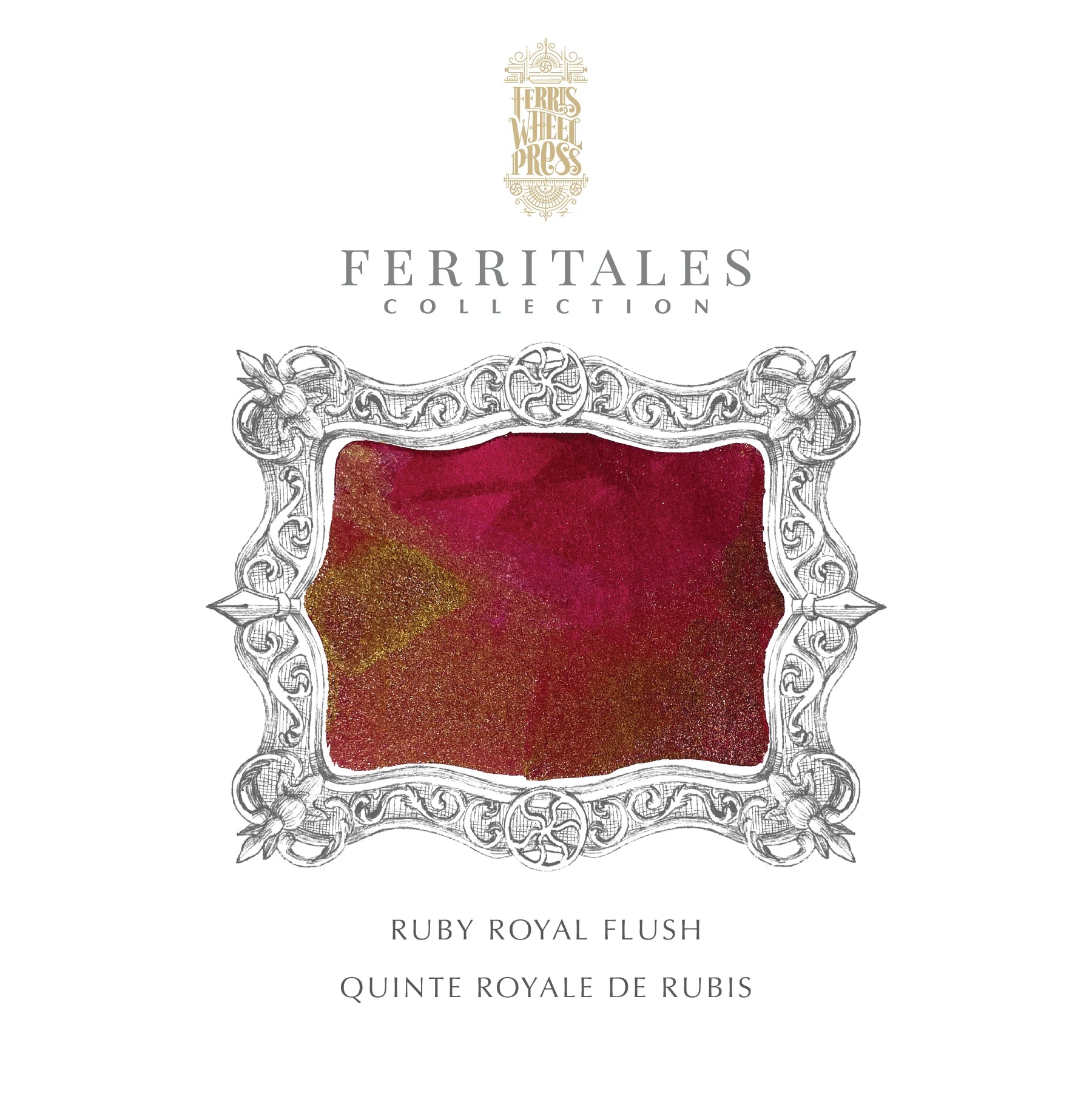 FERRIS WHEEL PRESS Ferritales Collection 20 ml Ink – Down The Rabbit Hole: Ruby Royal Flush - Buchan's Kerrisdale Stationery