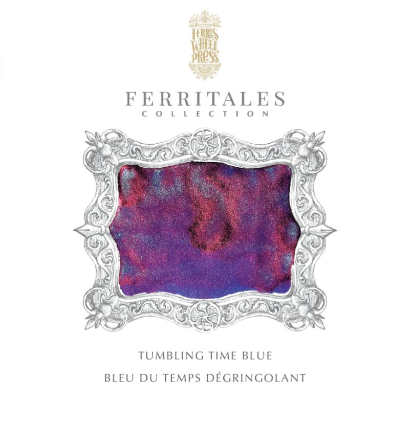 FERRIS WHEEL PRESS Ferritales Collection 20 ml Ink- Down The Rabbit Hole: Tumbling Time Blue - Buchan's Kerrisdale Stationery