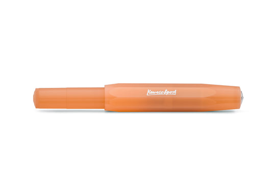 Kaweco FROSTED SPORT Fountain Pen Soft Mandarine - Buchan's Kerrisdale Stationery