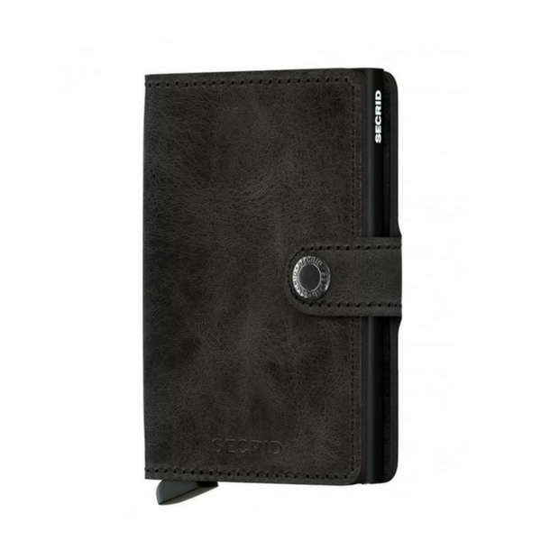 Secrid Miniwallet Vintage Black - Buchan's Kerrisdale Stationery