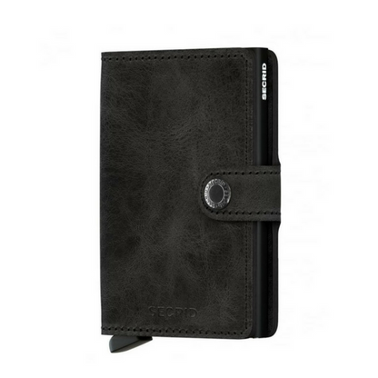 Secrid Miniwallet Vintage Black - Buchan's Kerrisdale Stationery