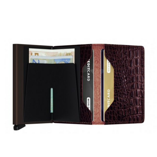 Secrid Slimwallet Nile Brown - Buchan's Kerrisdale Stationery