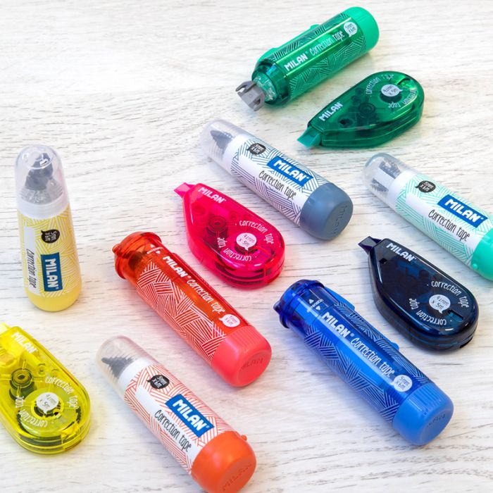 MILAN - Extension Correction Tape - Assorted Colours - Buchan's Kerrisdale Stationery