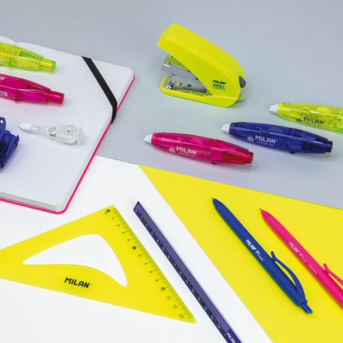 MILAN - Pusher Correction Tape - Acid Series - Assorted Colours - Buchan's Kerrisdale Stationery