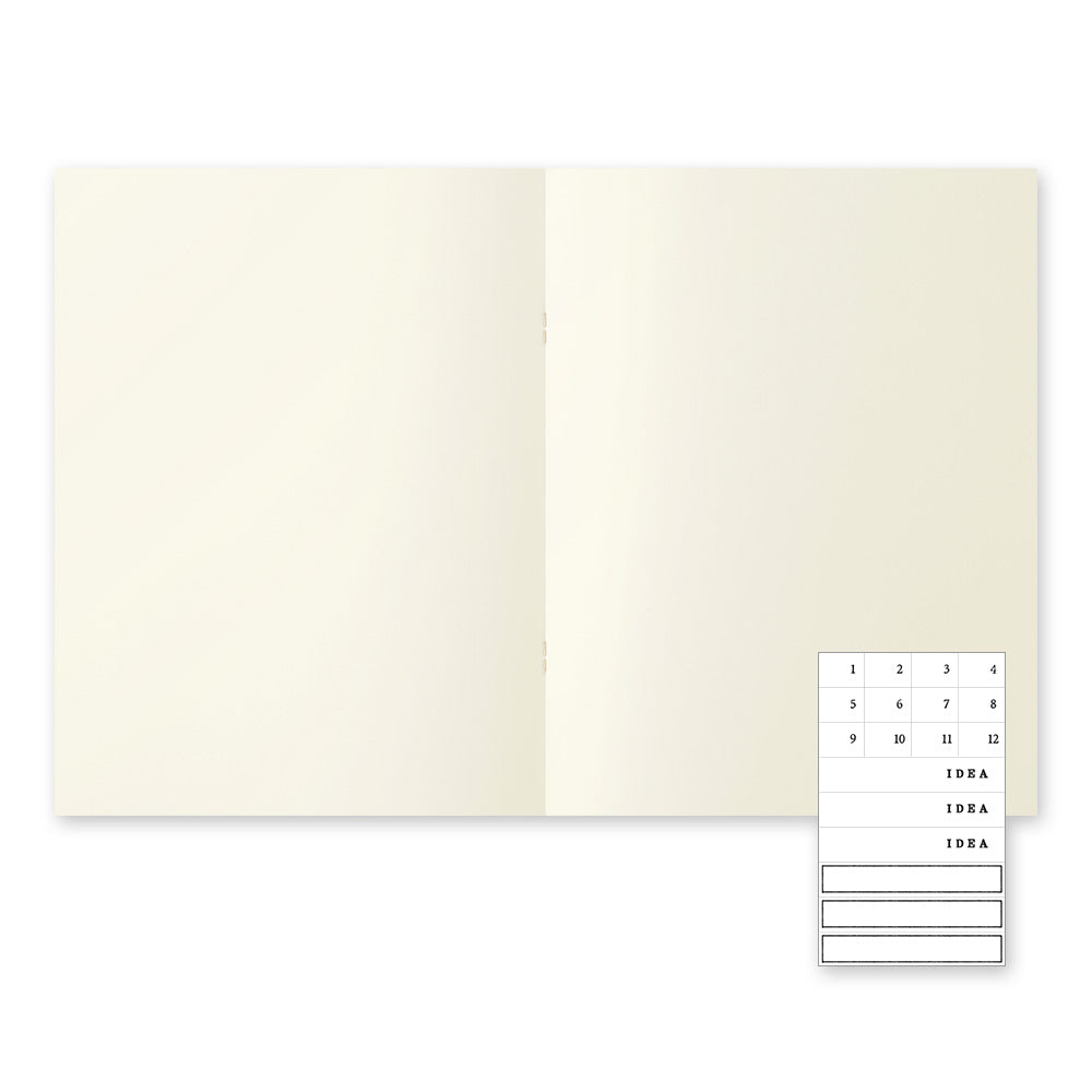 MIDORI - MD Notebook Light [A4 Variant] Blank 3pcs pack - Buchan's Kerrisdale Stationery