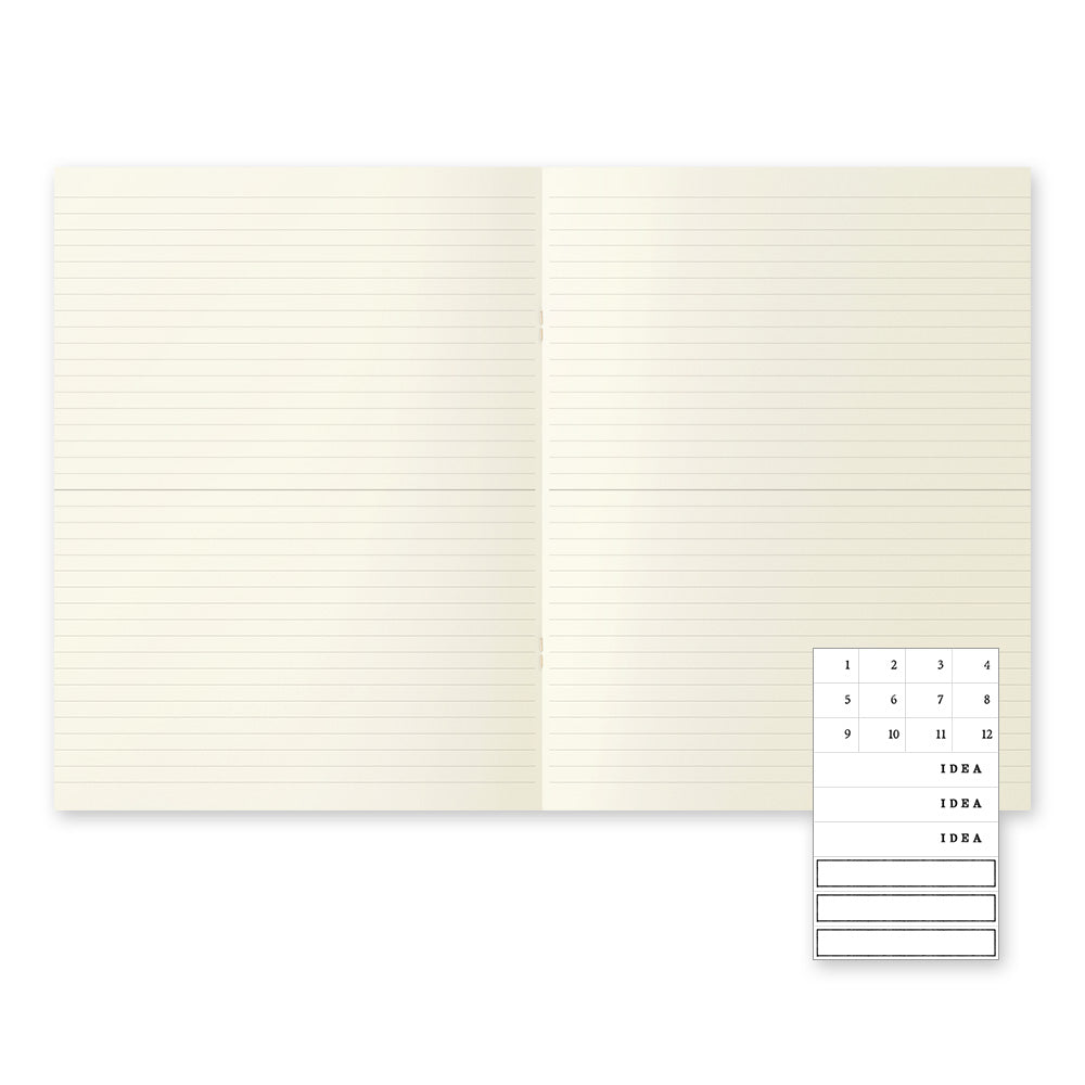 MIDORI - MD Notebook Light [A4 Variant] Lined 3pcs pack - Buchan's Kerrisdale Stationery