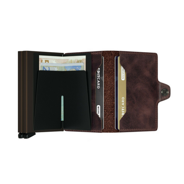 Secrid Twinwallet Vintage Chocolate - Buchan's Kerrisdale Stationery