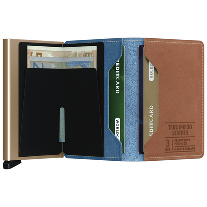 SECRID Slimwallet Indigo 3 - Sand - Buchan's Kerrisdale Stationery