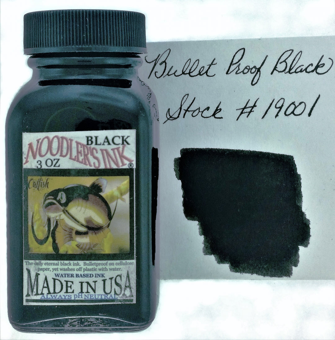 Noodler's Ink Bottled Fountain Pen Inks (3oz-90ml) - Black - Buchan's Kerrisdale Stationery