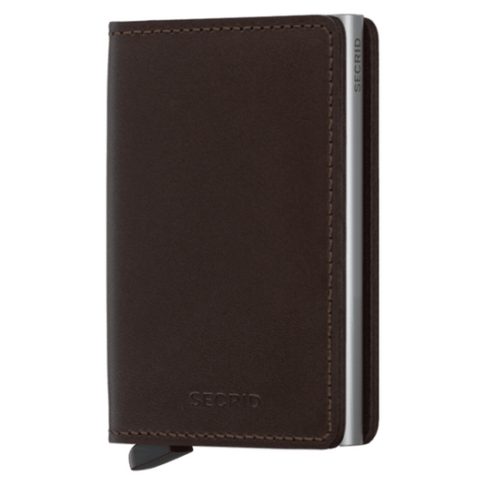 SECRID Slimwallet - Original Dark Brown - Buchan's Kerrisdale Stationery