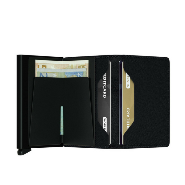 Secrid Slimwallet Crisple Black - Buchan's Kerrisdale Stationery