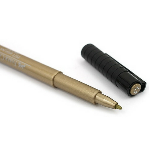 FABER CASTELL PITT ARTIST PEN - Gold - Buchan's Kerrisdale Stationery