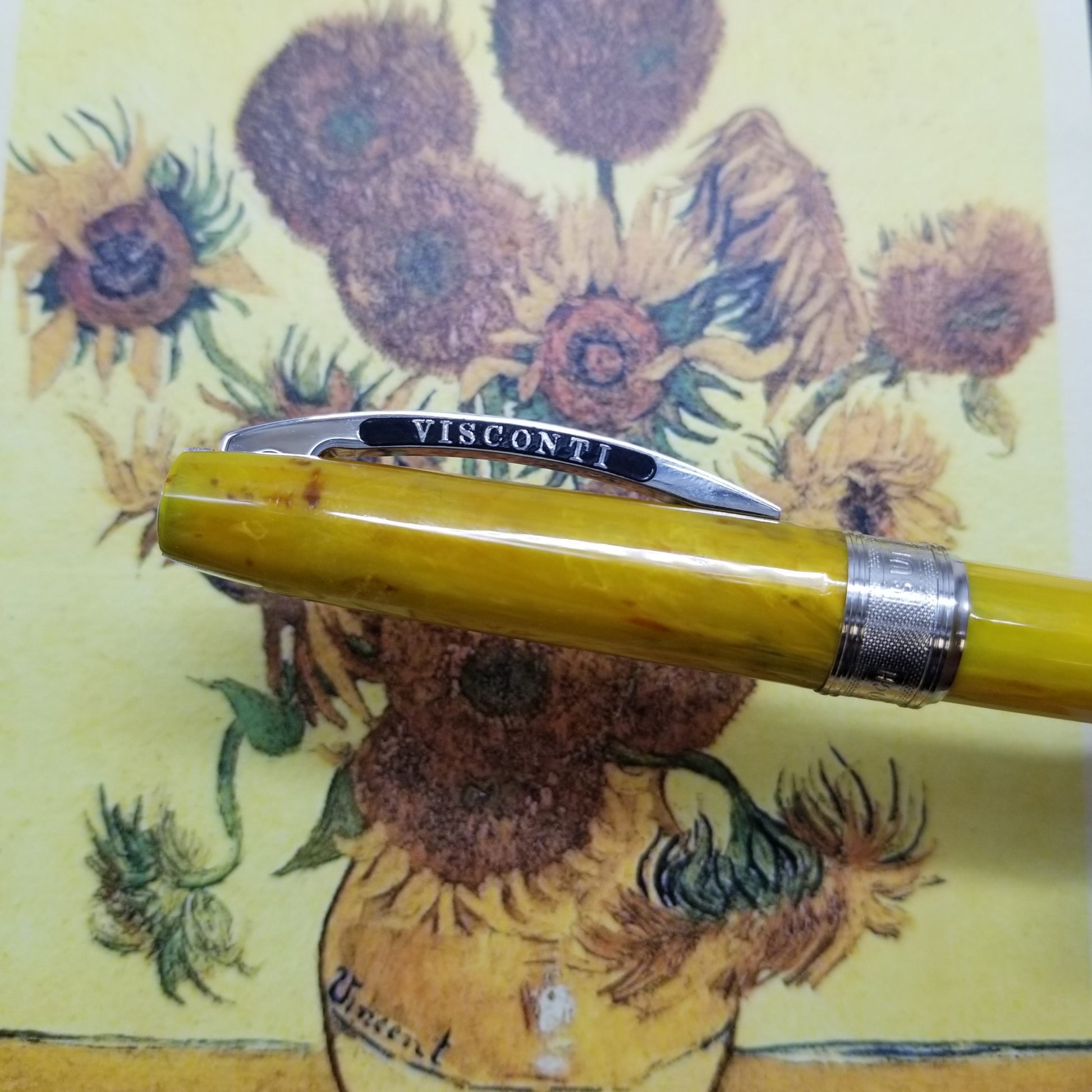 VISCONTI - Van Gogh Impressionist Collection - Ballpoint Pen - "SUNFLOWER" - Buchan's Kerrisdale Stationery