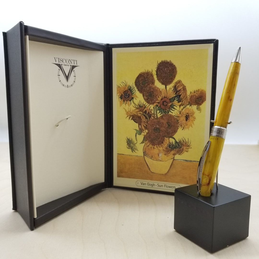 VISCONTI - Van Gogh Impressionist Collection - Ballpoint Pen - "SUNFLOWER" - Buchan's Kerrisdale Stationery