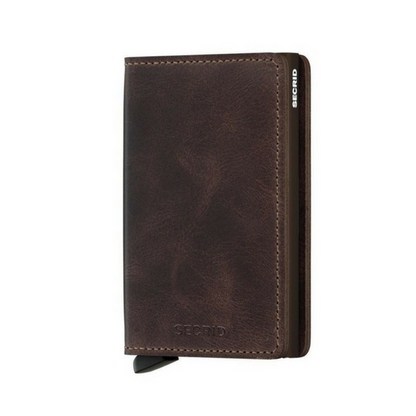 Secrid Slimwallet Vintage Chocolate - Buchan's Kerrisdale Stationery