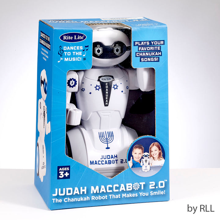 RITE LITE - CHANUKAH-HANUKKAH - Judah Maccabot 2.0™ Chanukah Robot - Buchan's Kerrisdale Stationery