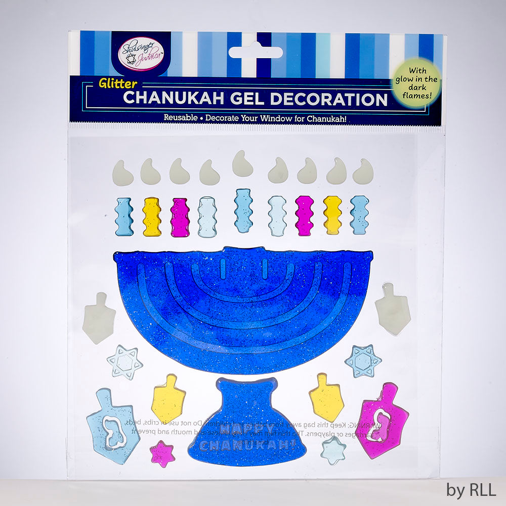 RITE LITE - CHANUKAH-HANUKKAH - Chanukah Window Gel Decoration - Buchan's Kerrisdale Stationery