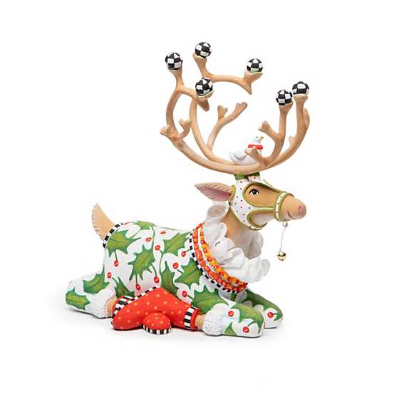 PATIENCE BREWSTER - Dash Away Sitting Vixen Reindeer Figur - Buchan's Kerrisdale Stationery