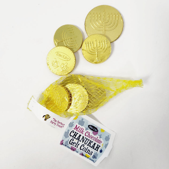 RITE LITE – CHANUKAH-HANUKKAH – Gelt Milk Chocolate Coins - Buchan's Kerrisdale Stationery