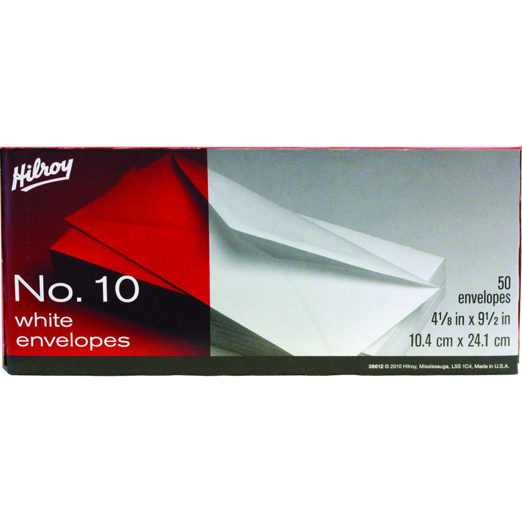 Hilroy - Boxed Envelopes #10 White - Buchan's Kerrisdale Stationery