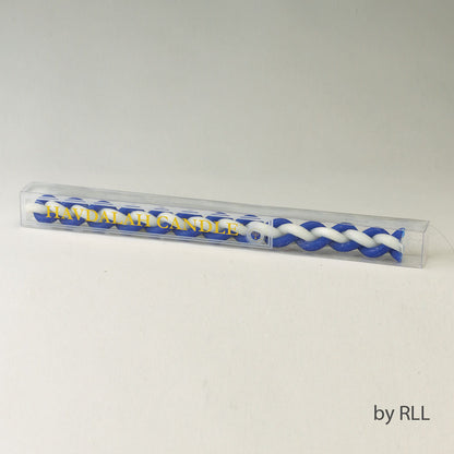 RITE LITE - Shabbat - Blue & White Round Beeswax Havdalah Candle - Buchan's Kerrisdale Stationery