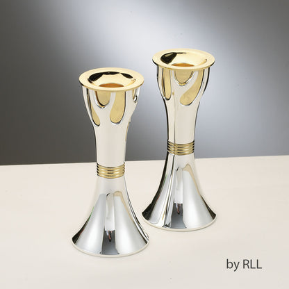 RITE LITE - Shabbat - 6" Tree of Life™ Two Tone Candlestick Set - Buchan's Kerrisdale Stationery