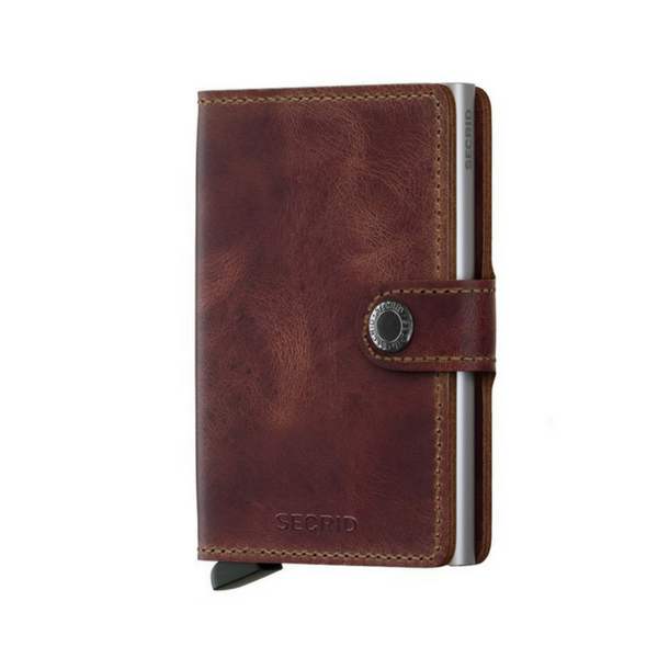 Secrid Miniwallet Vintage Brown - Buchan's Kerrisdale Stationery