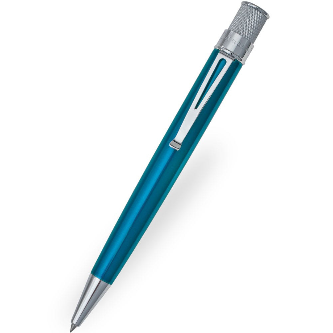 RETRO 1951 - ”TORNADO” ROLLERBALL PEN – PEACOCK BLUE - Buchan's Kerrisdale Stationery