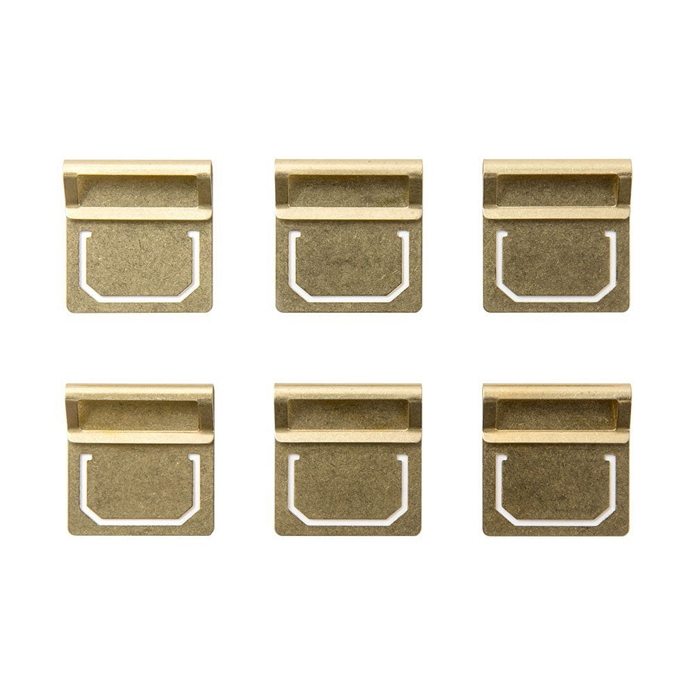 Traveler's Company (Midori) Brass Index Clip - Buchan's Kerrisdale Stationery