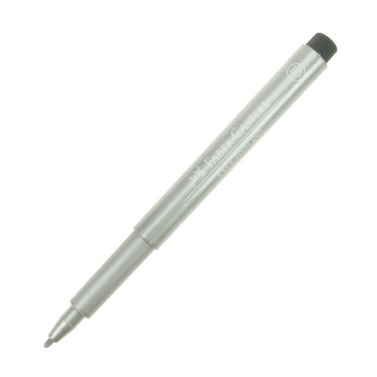 Faber-Castell Pitt Artist Pen - Silver - Buchan's Kerrisdale Stationery