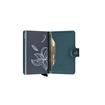 SECRID Miniwallet Stich Petrolio - Buchan's Kerrisdale Stationery