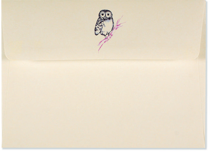 PETER PAUPER PRESS - OWL PORTRAIT NOTE CARDS - Buchan's Kerrisdale Stationery