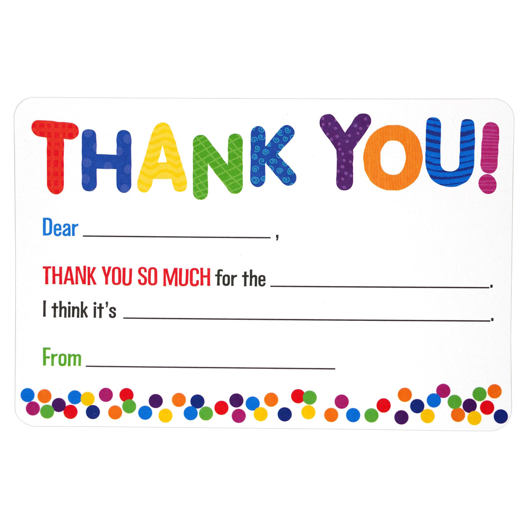 PETER PAUPER PRESS - CHILDREN'S FILL-IN THANK YOU NOTES - Buchan's Kerrisdale Stationery