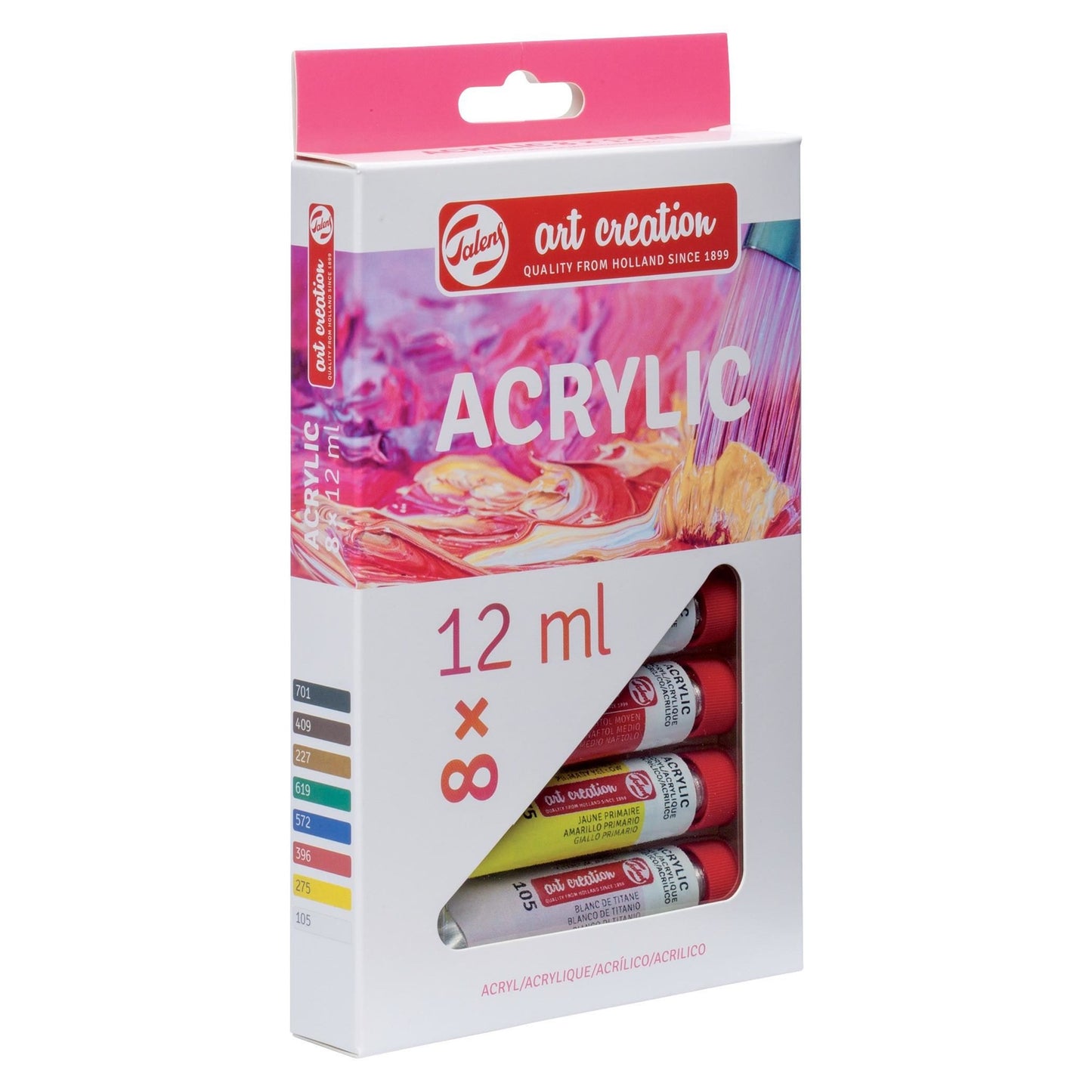 ROYAL TALENS – Acrylic Colour Set 8 x 12 ml - Buchan's Kerrisdale Stationery